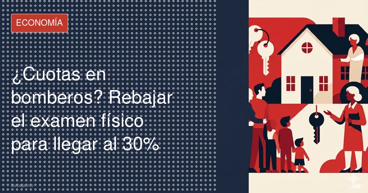 Bomberas por cuota: el fuego no entiende de porcentajes