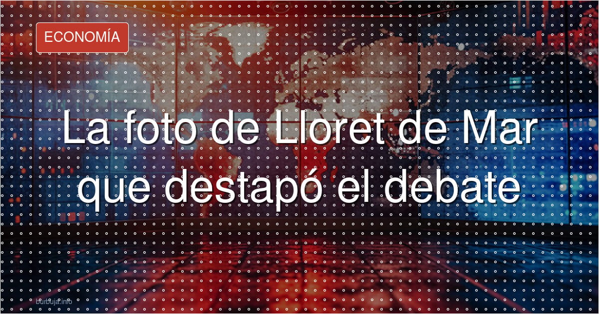 La foto de Lloret que desmonta la playa vacía
