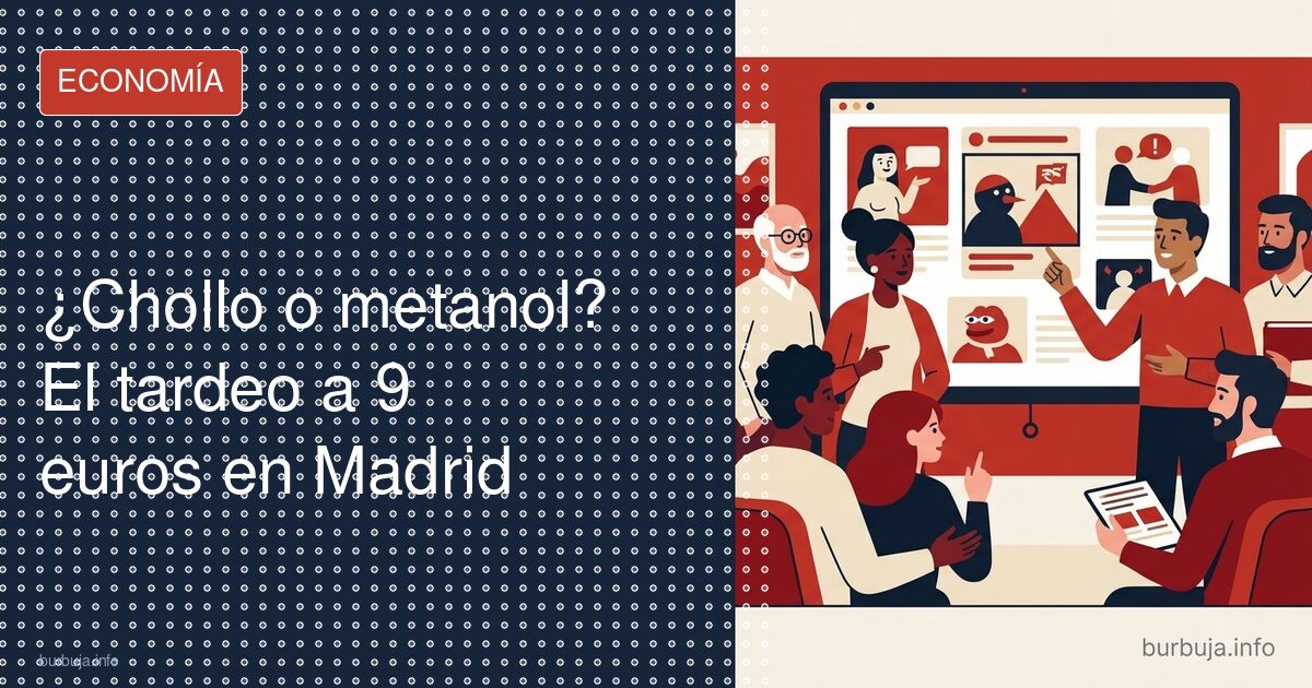 9€, bebida y la sombra del metílico en Madrillín