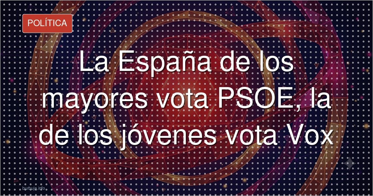 PSOE 220 escaños o Vox ganador según la edad del votante