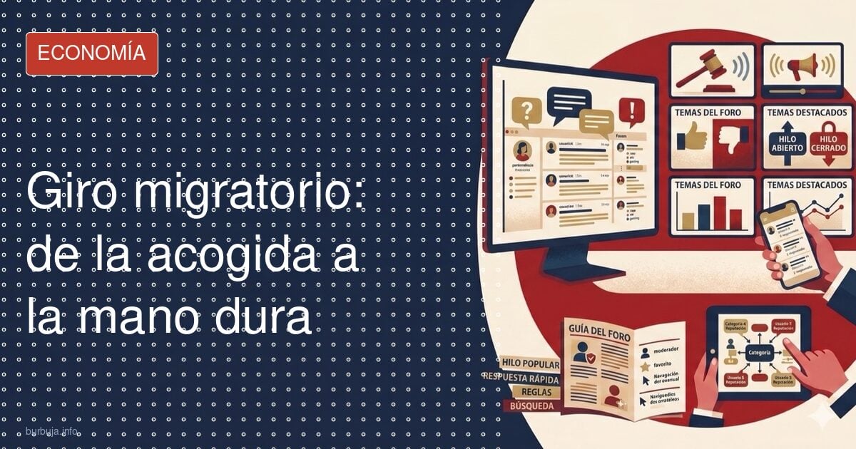 El viraje migratorio: de la acogida a la mano dura