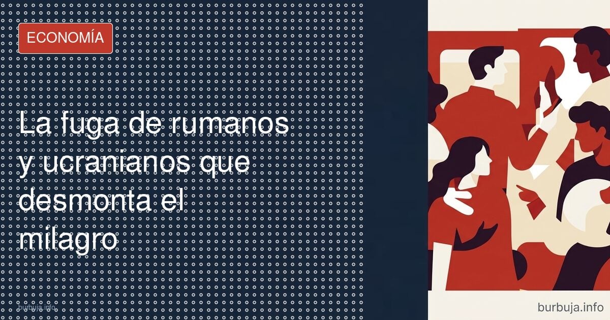 PIB récord, pero los que pueden se van de España