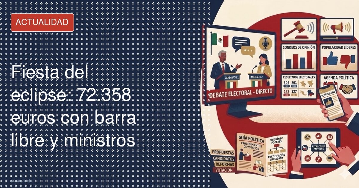 El eclipse del Gobierno con VIP y barra libre