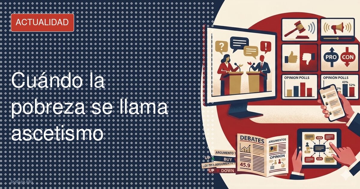 Ascetismo impuesto: cuando la pobreza se disfraza