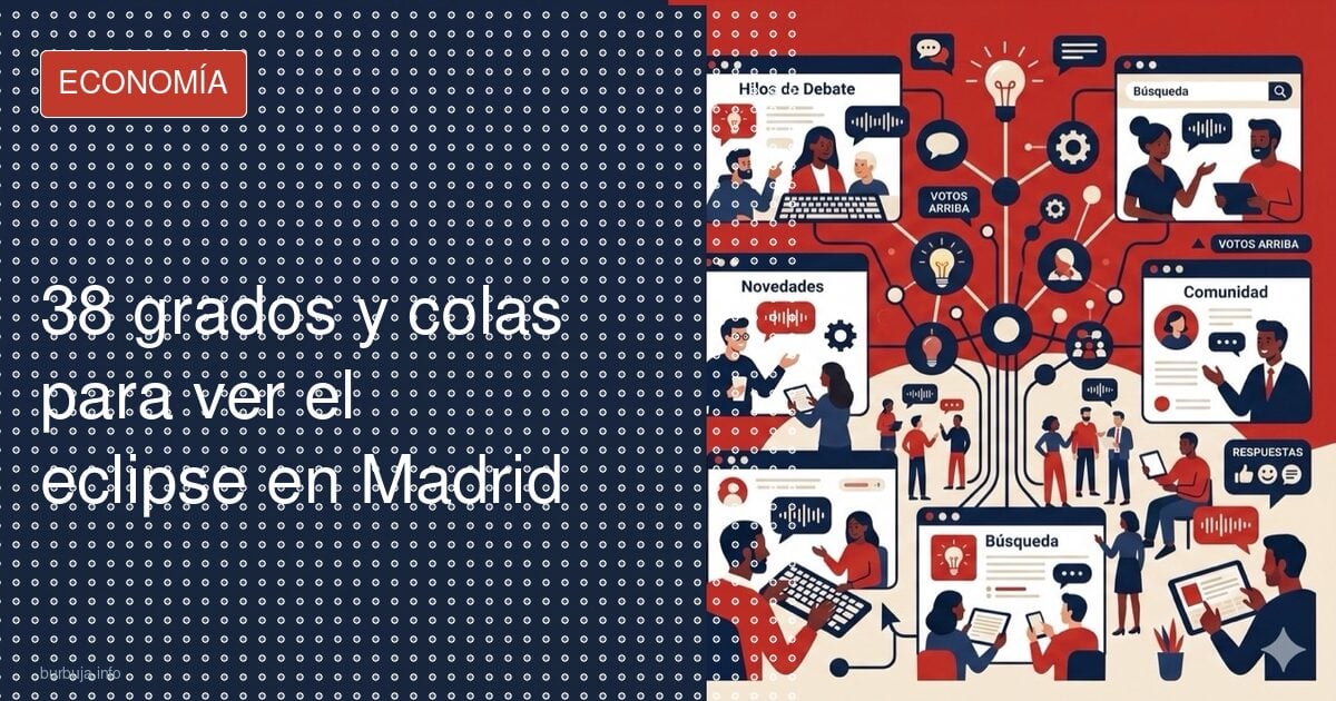 El eclipse que dejó Madrid lleno de basura