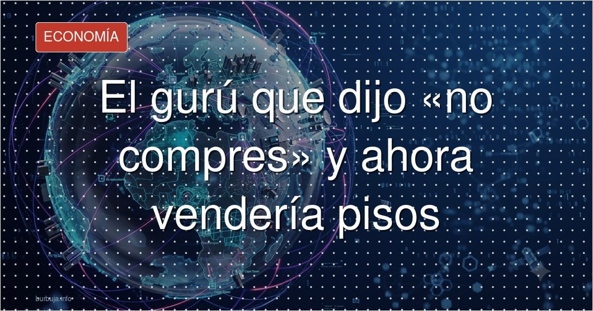 El gurú que escuchaba llantos de hipotecados y se esfumó