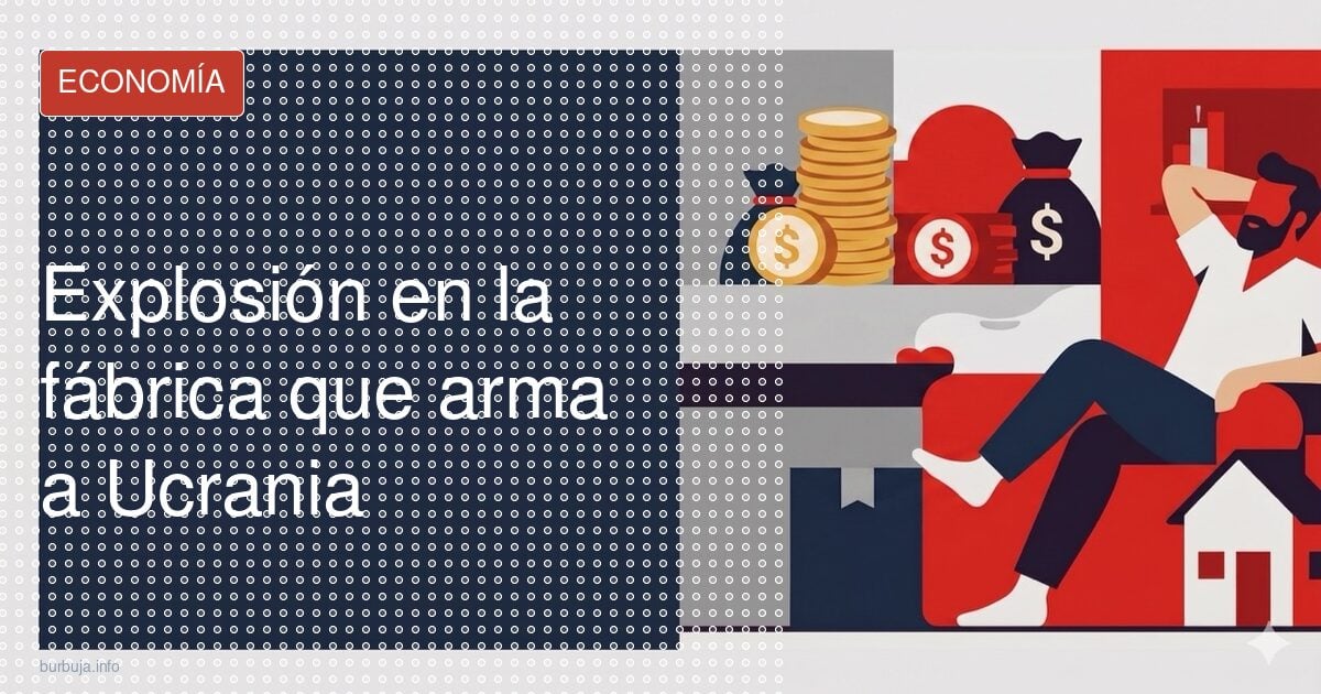 Una fábrica de armas para Ucrania estalla en Italia