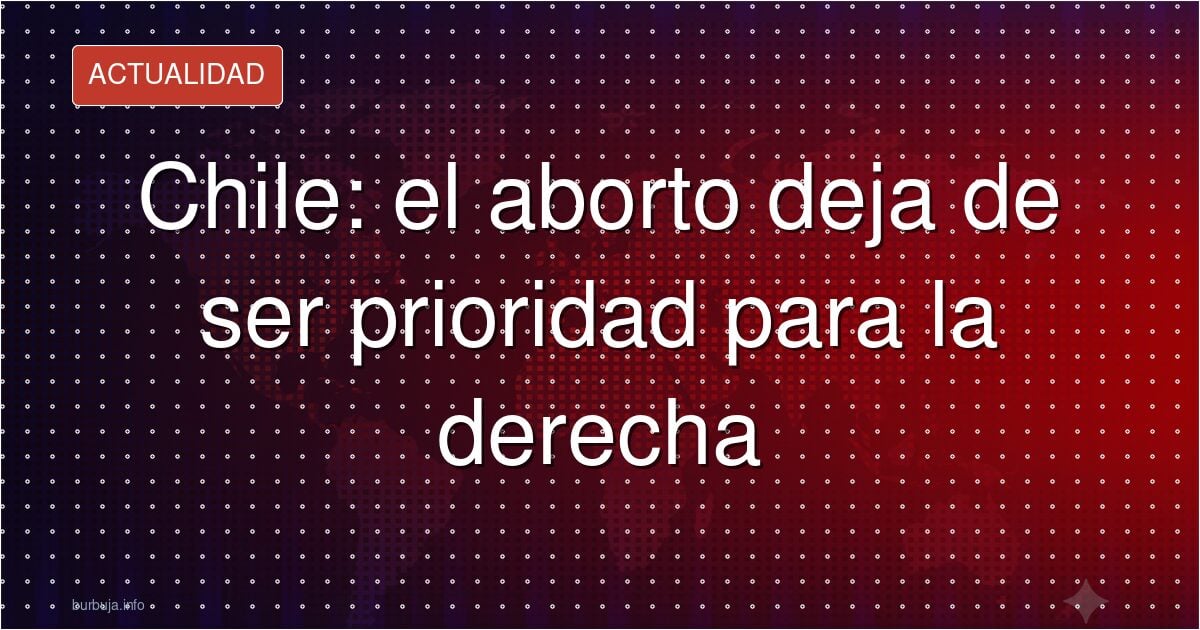 La derecha chilena aparca el aborto y choca con su electorado