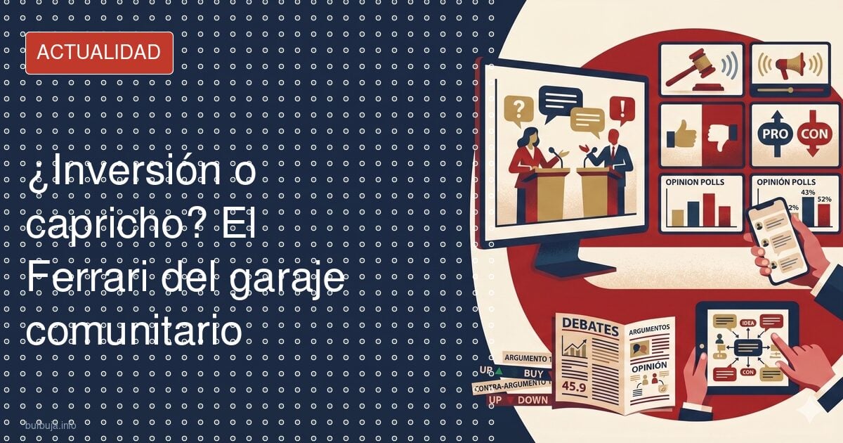 Ferrari en garaje comunitario: inversión o postureo