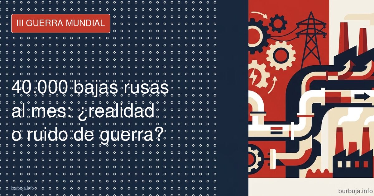40.000 bajas rusas al mes: ¿realidad o ruido de guerra?