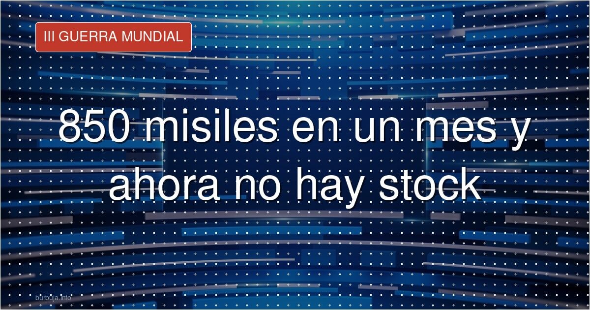 EEUU y la munición agotada: 850 Tomahawks en un mes pasan factura