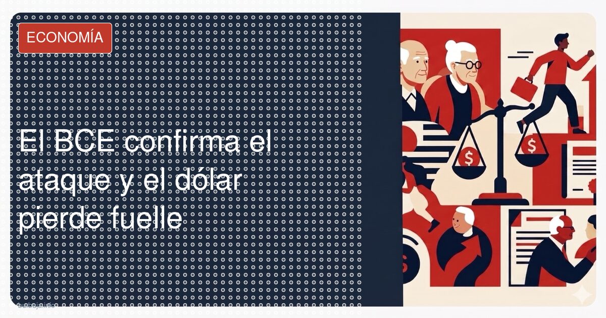 Dólar herido: el BCE confirma la venta masiva de euros