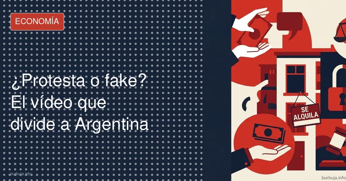 Vídeo de disturbios en Buenos Aires: ¿real o IA?