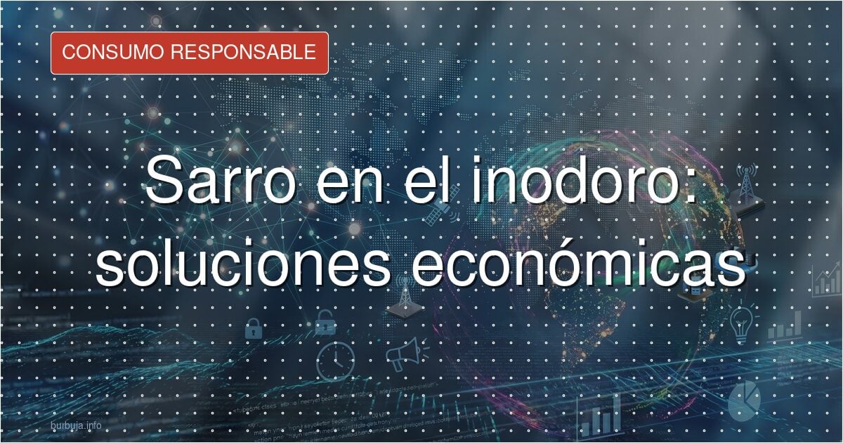 Quitar sarro del inodoro: trucos baratos y efectivos
