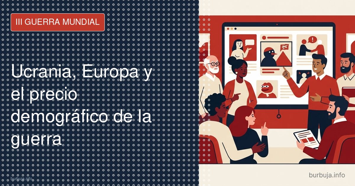 Ucrania, Europa y el precio demográfico de la guerra