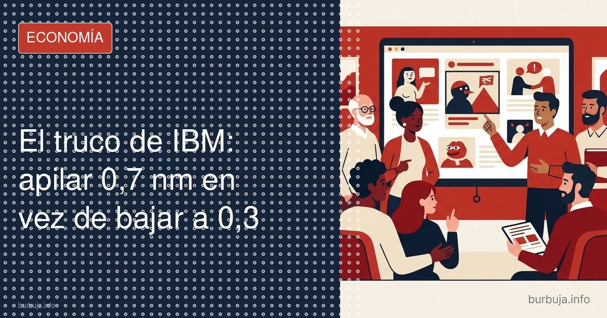 El truco de IBM para no fabricar en 0,3 nm