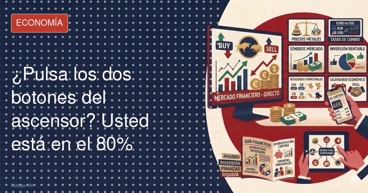 ¿Pulsas las dos flechas del ascensor? El 80% lo hace mal