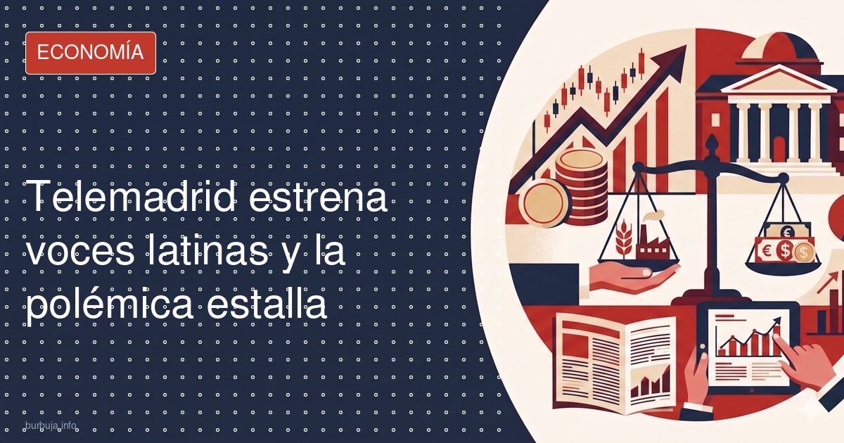 Telemadrid: voces latinas y guerra cultural