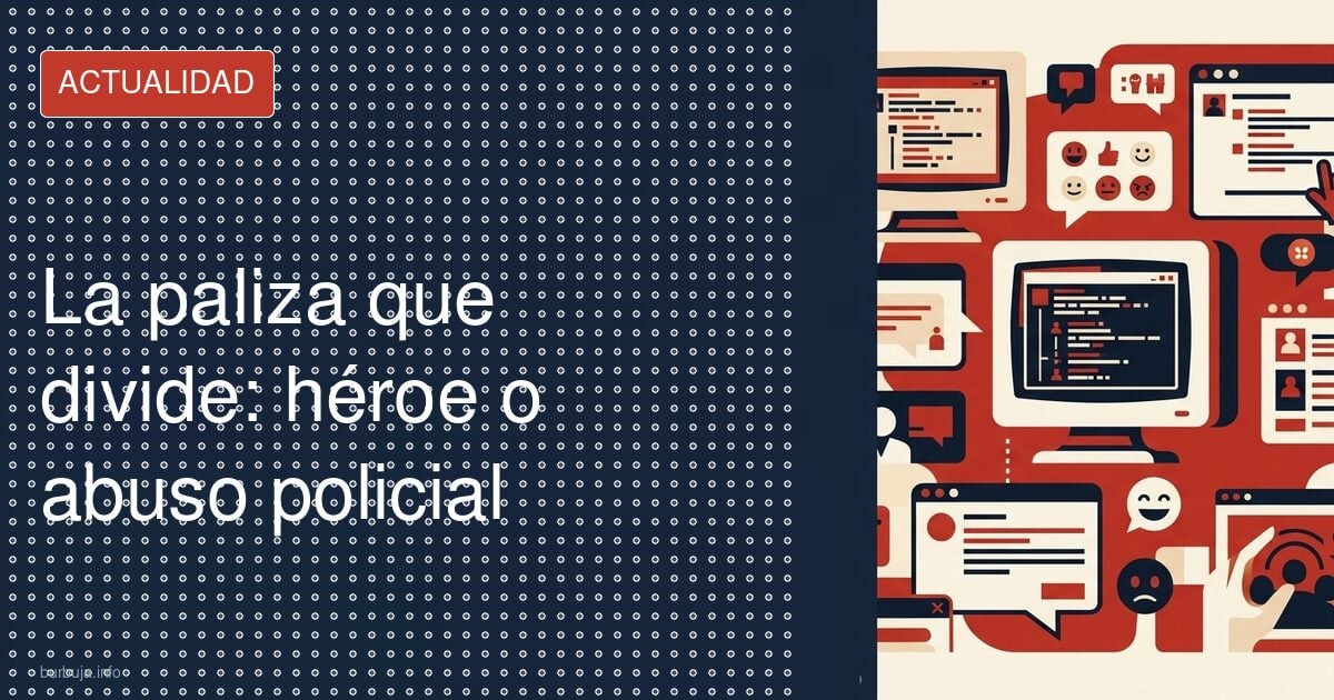 ¿Héroe o matón? El vídeo de la paliza que divide