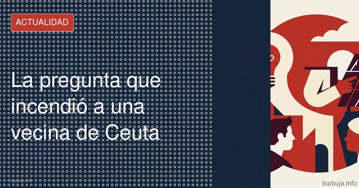La tertuliana que enciende Ceuta con una pregunta