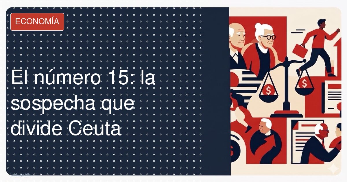 El número 15: la sospecha que divide Ceuta