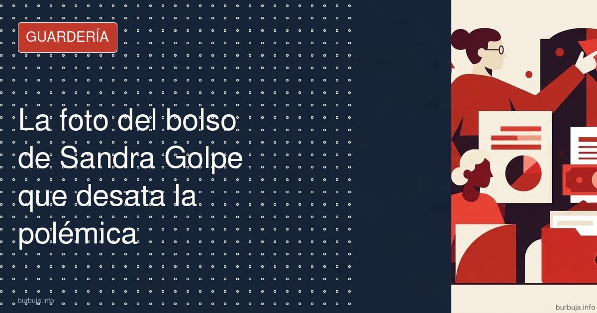 La foto del bolso de Sandra Golpe que desata la polémica