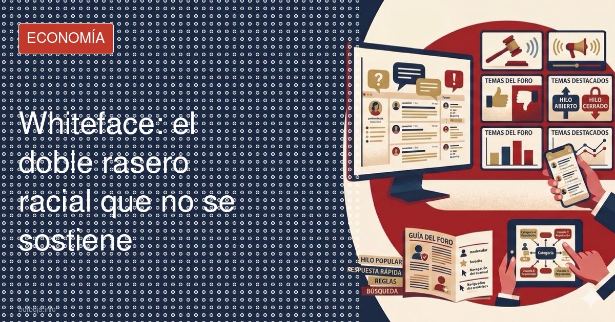 Whiteface: el doble rasero racial que no se sostiene