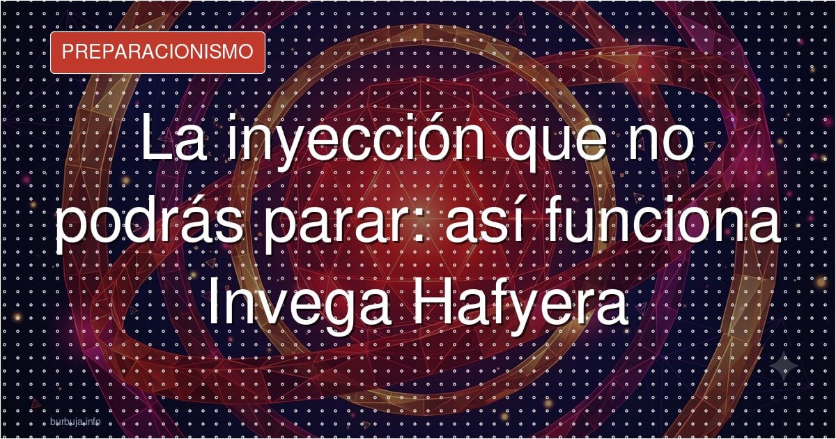 Jeringuilla precargada de Invega Hafyera, el antipsicótico de Johnson & Johnson que actúa seis meses