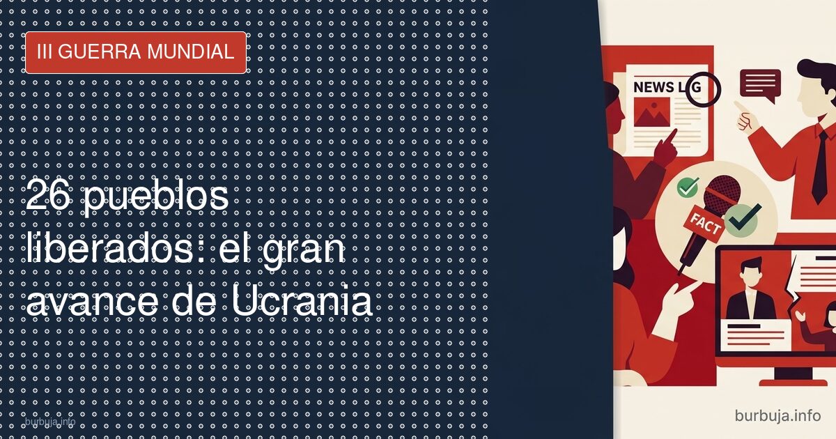 Ucrania rompe el frente sur: 26 pueblos liberados