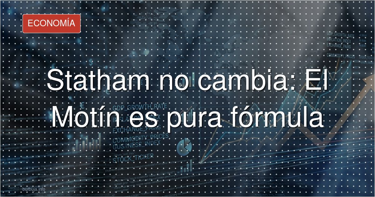 La nueva de Statham: misma fórmula, mismo dinero