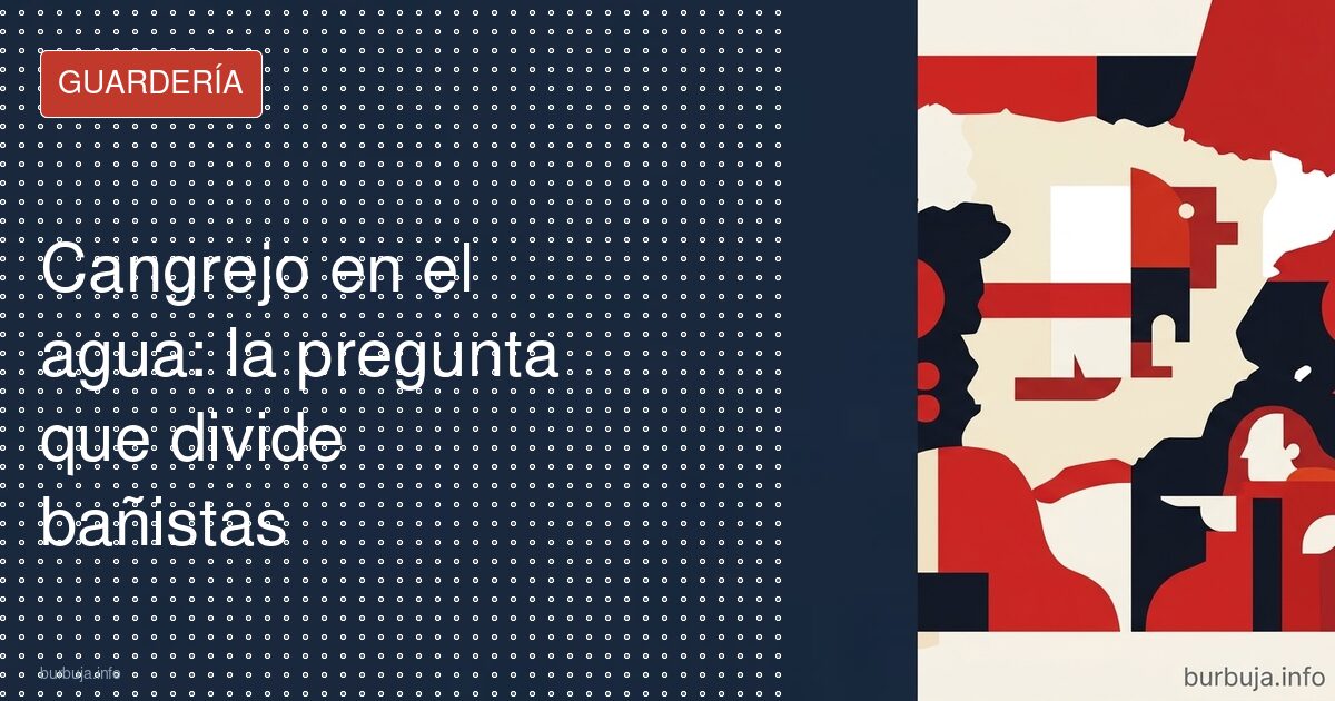 El cangrejo de la discordia veraniega: comer o huir
