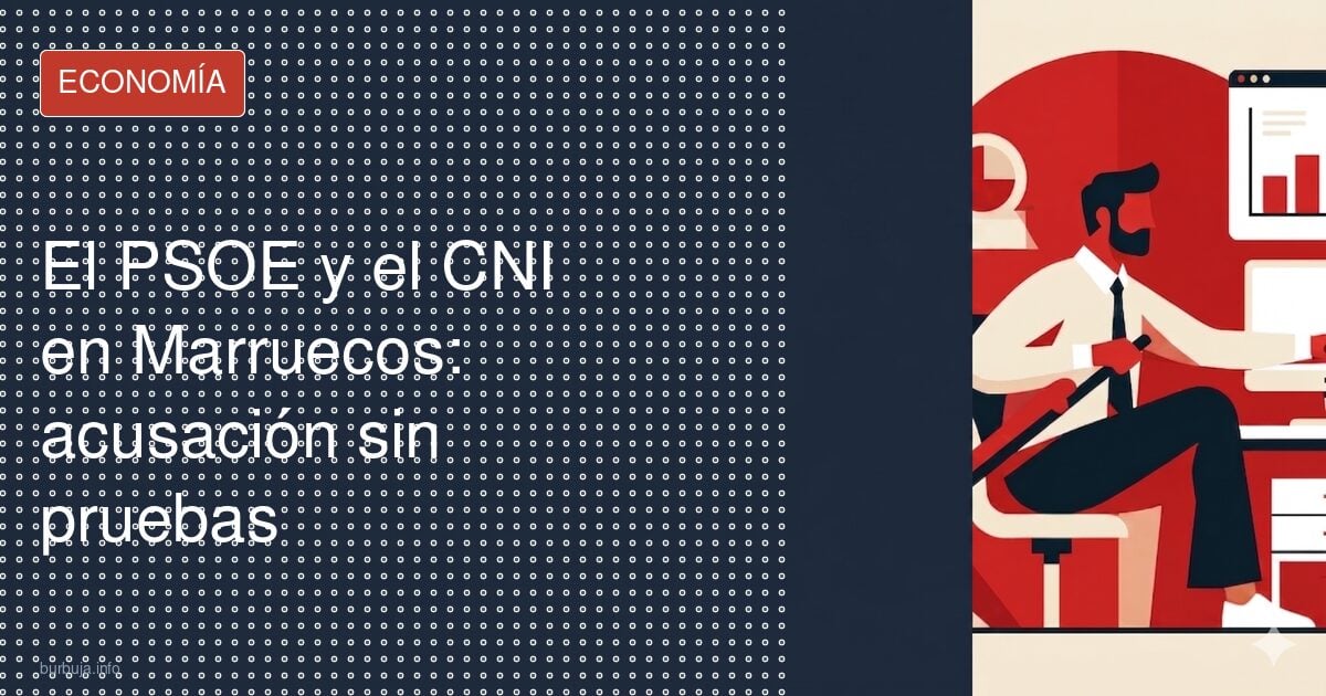 El PSOE y el CNI en Marruecos: acusación sin pruebas