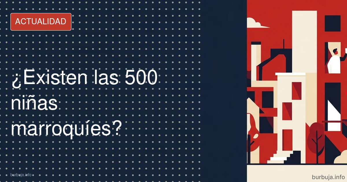 ¿Dónde están las 500 niñas marroquíes tuteladas?