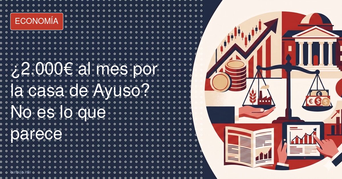 Ayuso, 2.000 € de alquiler: ¿esto era el escándalo?