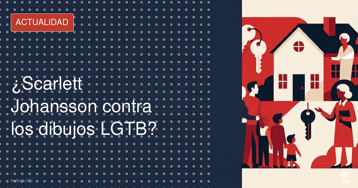 Scarlett Johansson desata la polémica con los dibujos LGTB