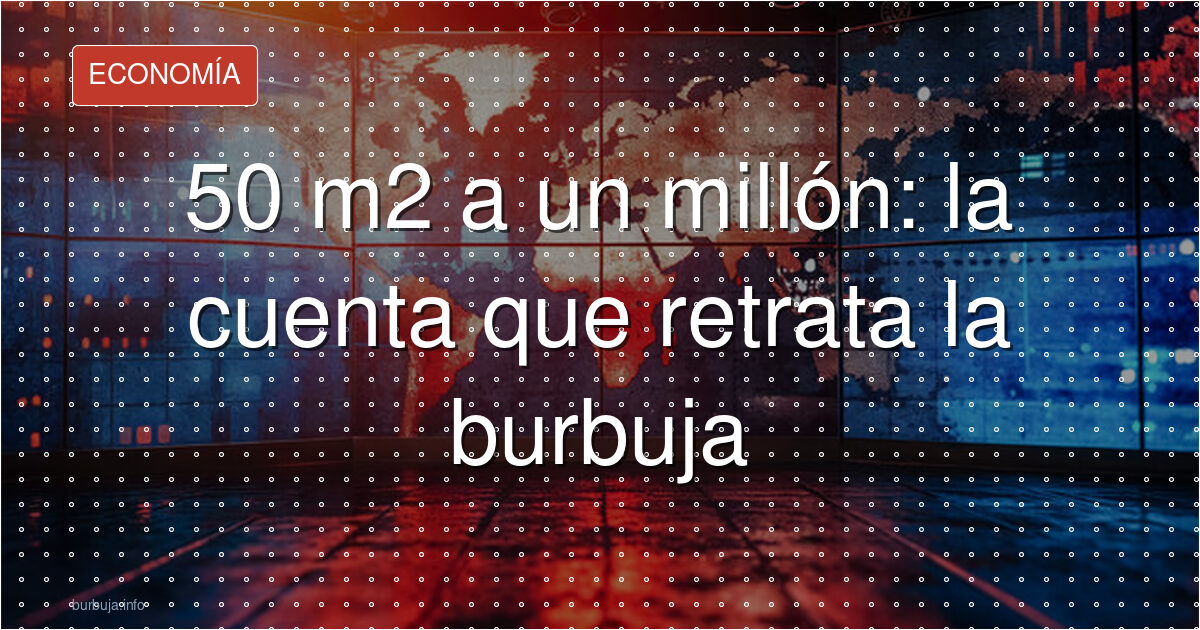 La burbuja de Madrid: un millón por un piso de 50 m2