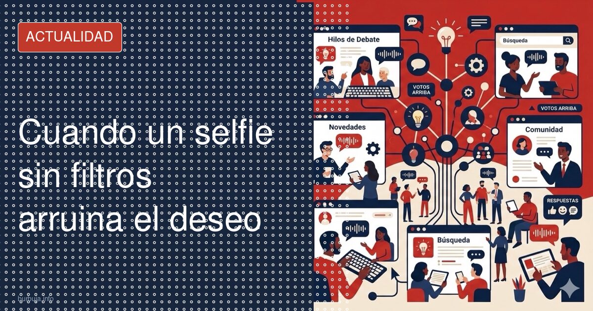 La selfie que desinfló una conversación picante