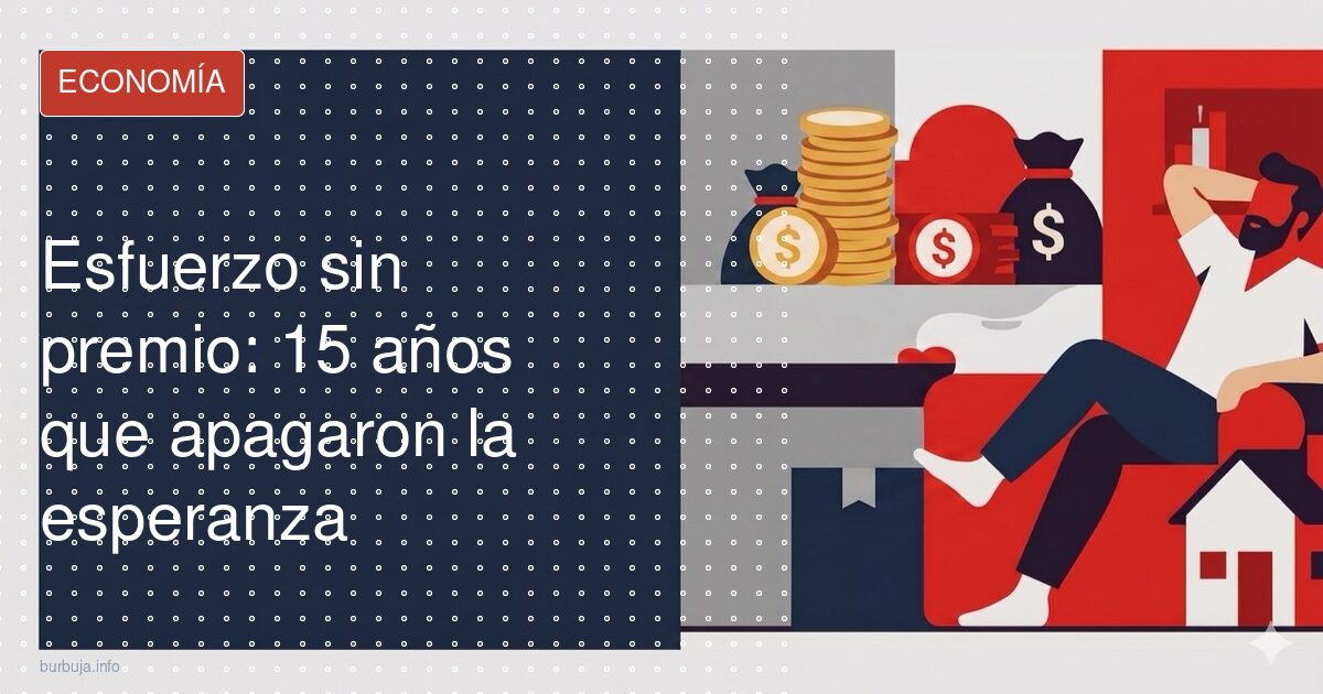 15 años de esfuerzo sin recompensa: por qué se apaga la esperanza