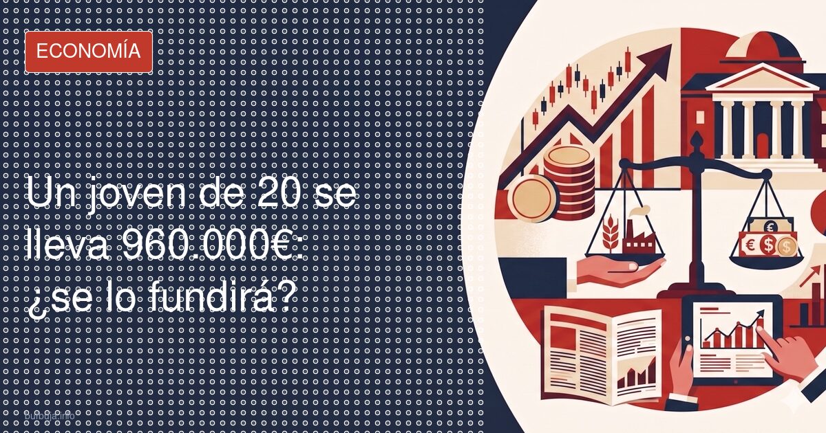 Un joven de 20 se lleva 960.000€: ¿se lo fundirá?