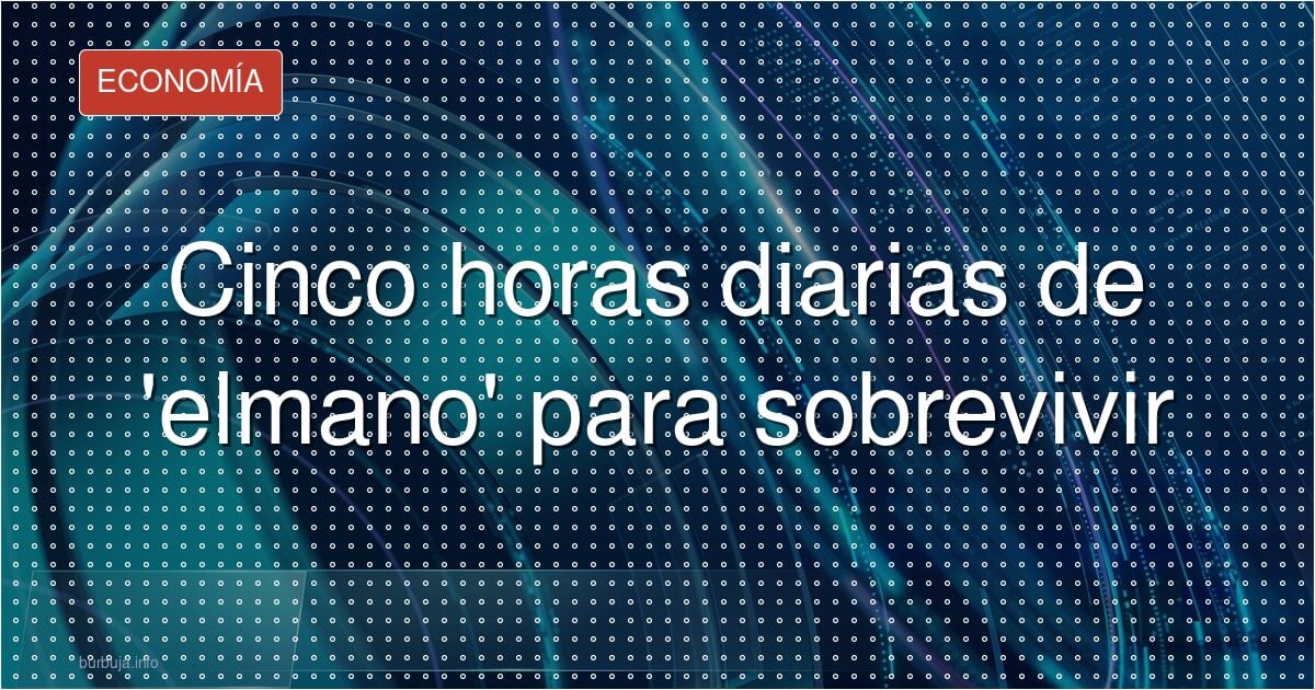 La transmutación a elmano: 3 horas diarias para sobrevivir
