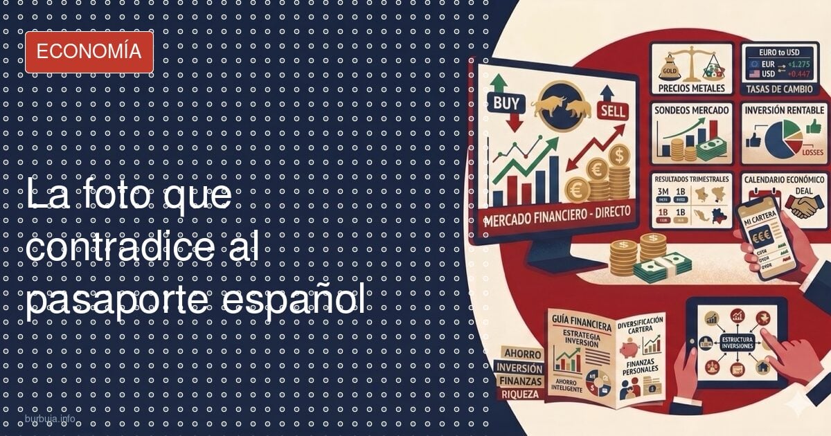 La foto que contradice al pasaporte español