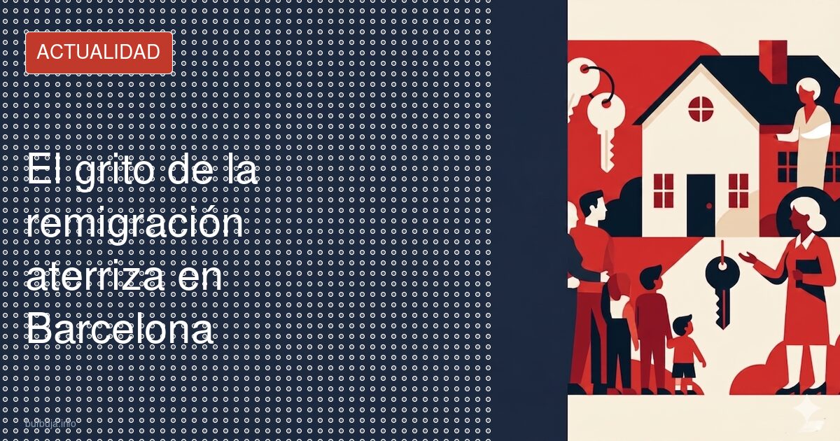 La 'remigración' ya se corea en Barcelona