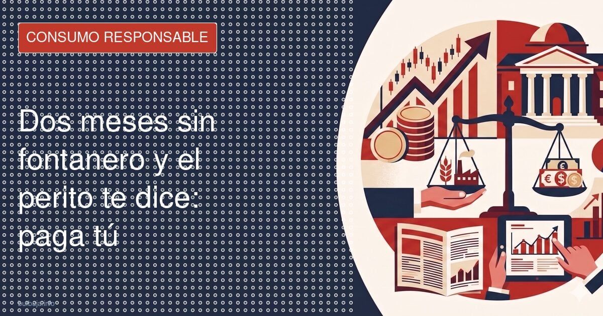 Seguro no envía fontanero en dos meses: la reclamación que no llega