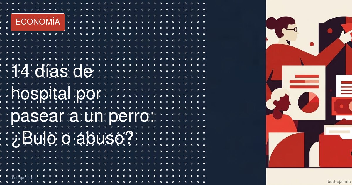Agredida por pasear a su perro: 14 días en el hospital