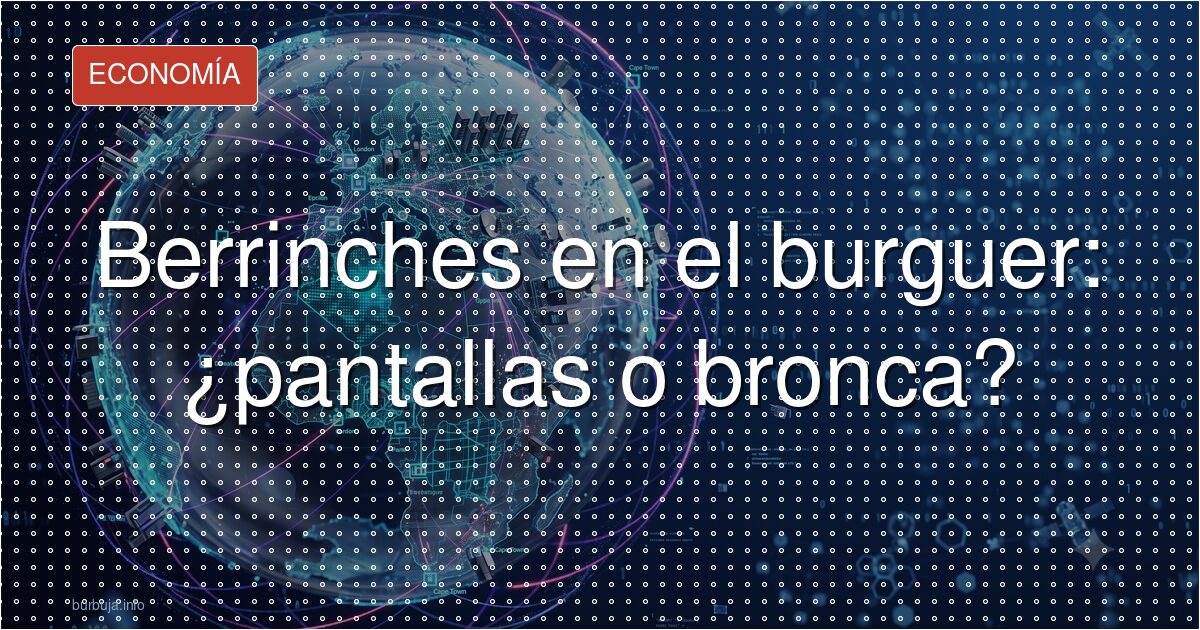 Comer en paz una hamburguesa, misión imposible