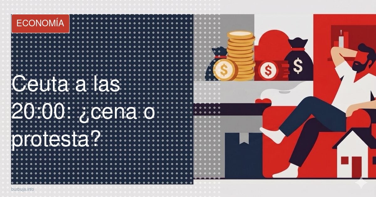 Ceuta: protesta sin demandas a la hora de cenar