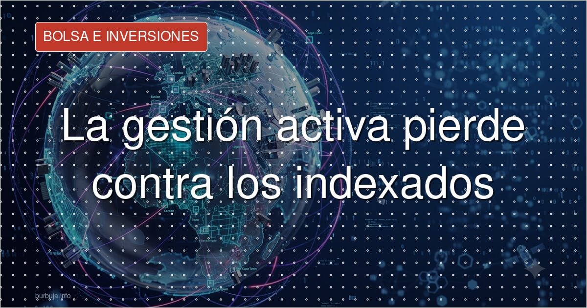 Gráfico comparativo de comisiones entre fondos indexados y de gestión activa, con tendencia a la baja de los activos gestiona