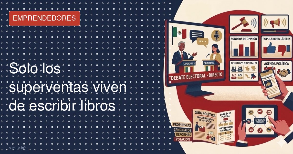 Solo los superventas viven de escribir libros