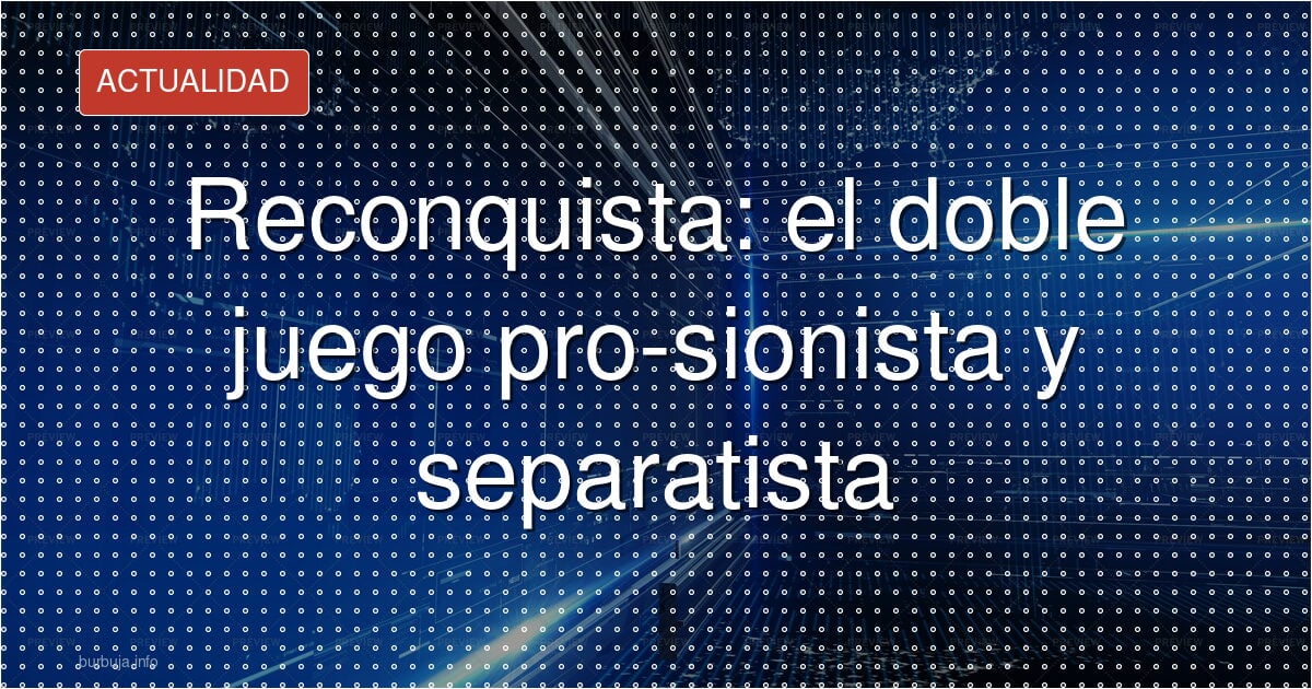 ¿Pro-sionistas y separatistas? La doble cara de SaveEuropeAct
