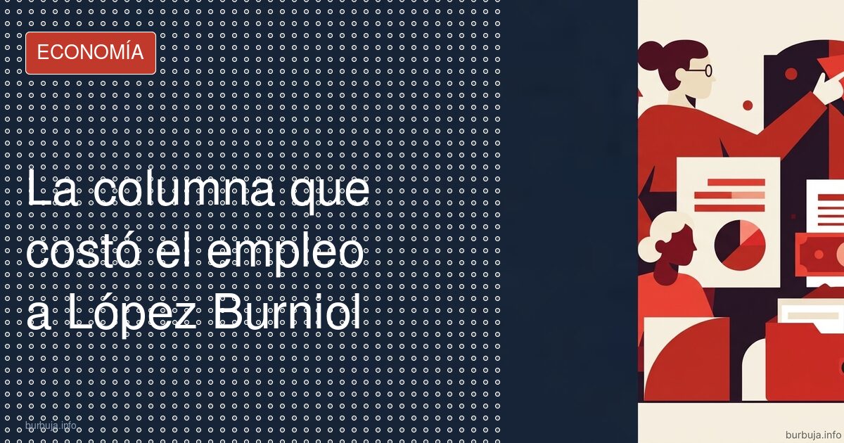 Un columnista de La Vanguardia, fuera por criticar al Gobierno